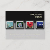 Portfolio visitekaartjes foto's sjabloon/DIY-lette (Achterkant)