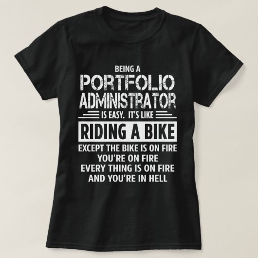 Portfoliobeheerder T-shirt (Design voorkant)