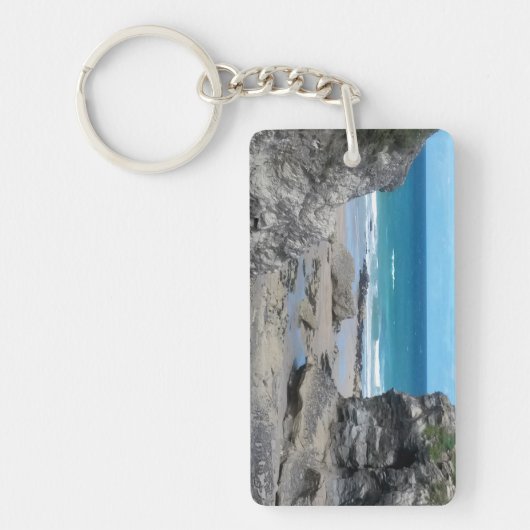 Porth Beach Newquay Cornwall foto Sleutelhanger (Voorkant)