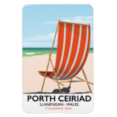 Porth Ceiriad Wales Beach Magneet (Verticaal)