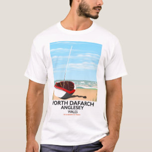 Porth Dafarch, Anglesey vintage poster T-shirt