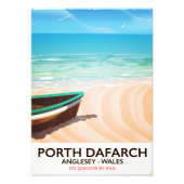 Porth Dafarch, Anglesey Welsh strand poster (Voorkant)