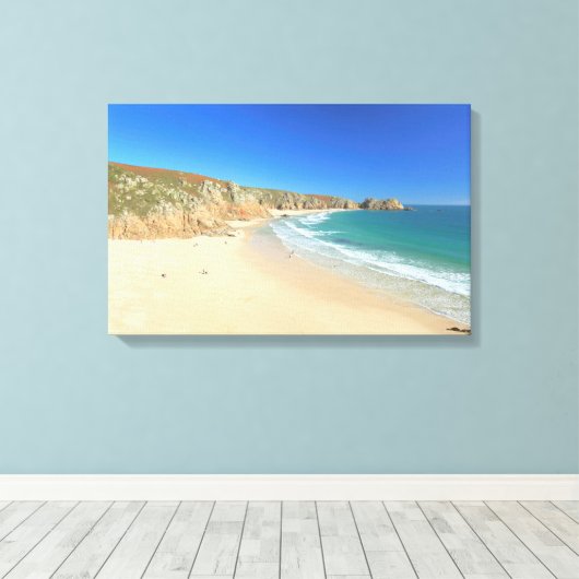Porthcurno Canvas Afdruk (Insitu (Houten vloer))