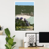 PORTHCURNO, CORNWALL Style Poster (Thuiskantoor)