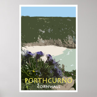 PORTHCURNO, CORNWALL  Style Poster