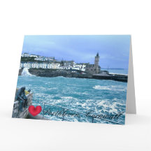 Porthleven Klokkentoren + Waiting for Fish sculptu