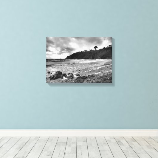 Porthluney Cove Canvas Afdruk (Insitu (Houten vloer))