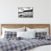 Porthluney Cove Canvas Afdruk (Insitu (Slaapkamer))