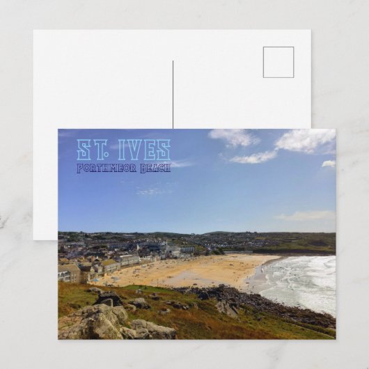 Porthmeor Beach - St. Ives - Cornwall Briefkaart (Voorkant / Achterkant)
