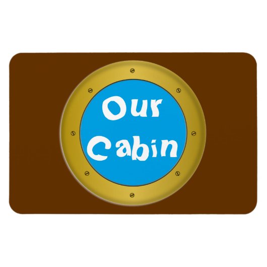 Porthole 2 Stateroom Deurmarkering Magneet (Horizontaal)