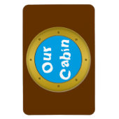 Porthole 2 Stateroom Deurmarkering Magneet (Verticaal)