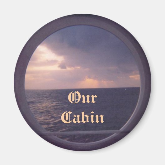 Porthole 3AR Stateroom Deur Marker Magneet (Voorkant)