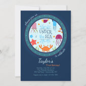 Porthole aan de uitnodiging van het Zee (Voorkant)