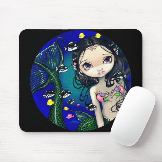 "Porthole Mermaid" Mousepad Muismat (Met muis)