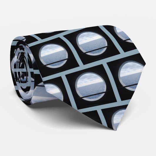 Porthole Uitzicht gevierd op twee zijden Stropdas (Opgerold)