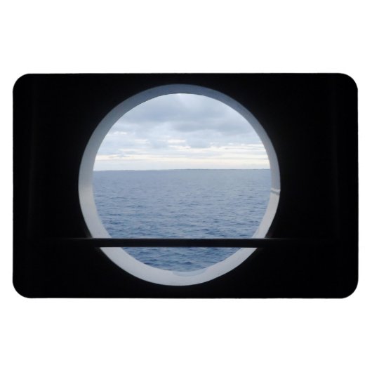 Porthole Uitzicht Magneet (Horizontaal)