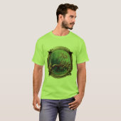 Porthole Uitzicht van  duikers met een octopus T-shirt (Voorkant volledig)