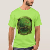 Porthole Uitzicht van  duikers met een octopus T-shirt (Voorkant)