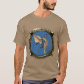 Porthole Uitzicht van een SCUBA-duiker die een Hug T-shirt (Voorkant)