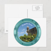 Porthole van Puerto Rico Briefkaart (Voorkant / Achterkant)