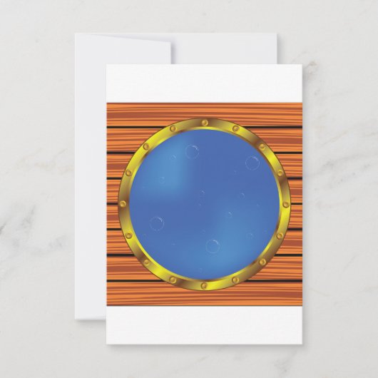 Porthole Venster Uitnodigingen (Voorkant)