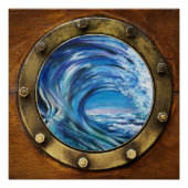Porthole Wave Poster (Voorkant)