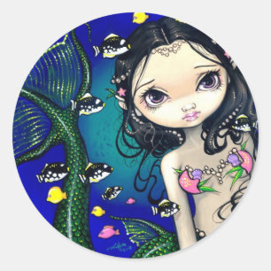 Porthole Zeemeermin Sticker