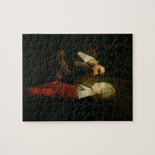 Portia en Shylock uit 'The Merchant of Venice' A Legpuzzel (Horizontaal)