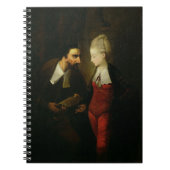 Portia en Shylock uit 'The Merchant of Venice' A Notitieboek (Voorkant)