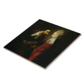 Portia en Shylock uit 'The Merchant of Venice' A Tegeltje (Zijkant)