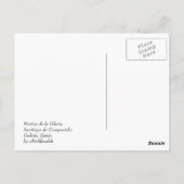 Portico de la Gloria Briefkaart (Achterkant)