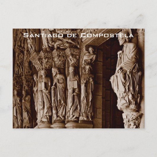 Portico de la Gloria Briefkaart (Voorkant)