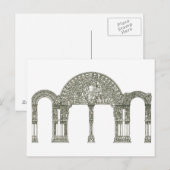 Portico de la Gloria Santiago de Compostela Briefkaart (Voorkant / Achterkant)