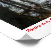 Pórtico de la Gloria (Santiago de Compostela) Poster (Hoek)