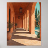 Portico om Half Drie Kunstprint Poster (Voorkant)