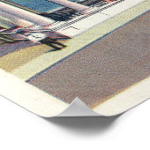 Portico over Plymouth Rock Uitzicht Plymouth Poster (Hoek)