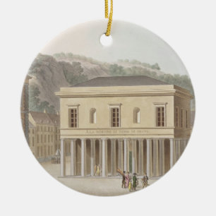 Portico van de fontein van Pouhon in Spa, van 'Ch Keramisch Ornament