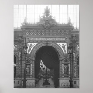 Portico van keramiek poster