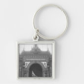 Portico van keramiek sleutelhanger (Voorkant)