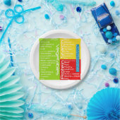 (Portiecontrole) Wegwerpbaar Bord voor de gezondhe (Feest)