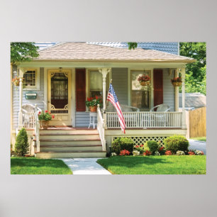 Portiek - Het huis van een kleine oude dame Poster