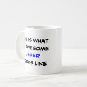 portier, geweldig koffiemok (Voorkant links)