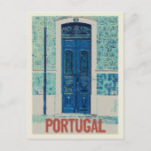 Portier, traditionele tegels in Portugal Briefkaart (Voorkant)