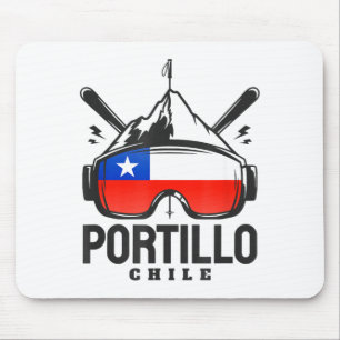 Portillo-chili skioord retro skien muismat
