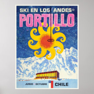 Portillo,Chili, skiPoster Poster