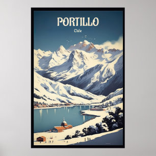 Portillo, Chili, Skireizen Poster