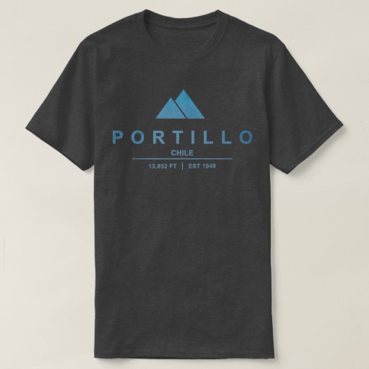Portillo Ski Resort Chili Essential T-shirt (Design voorkant)