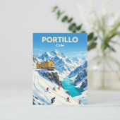 Portillo Ski Resort Chilië Briefkaart (Staand voorkant)