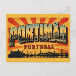 Portimão Portugal Fort Briefkaart