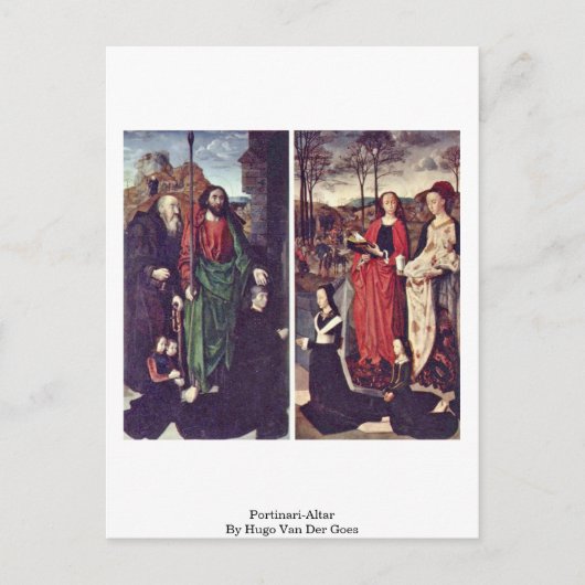 Portinari-Altar van Hugo van Der Goes Briefkaart (Voorkant)